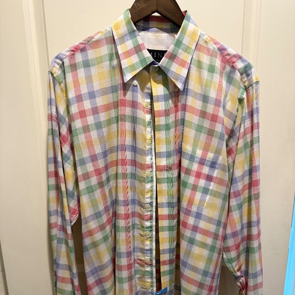 MINE   London-Milan-New York long-sleeve casual shirt